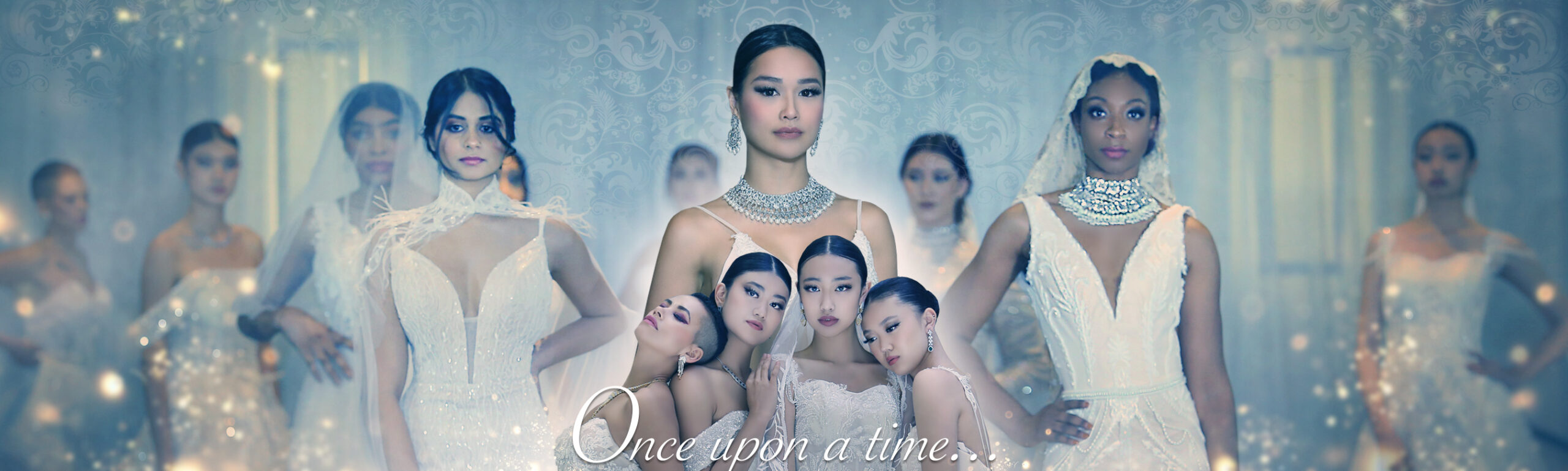Bridal models at Bridal Fashion Week